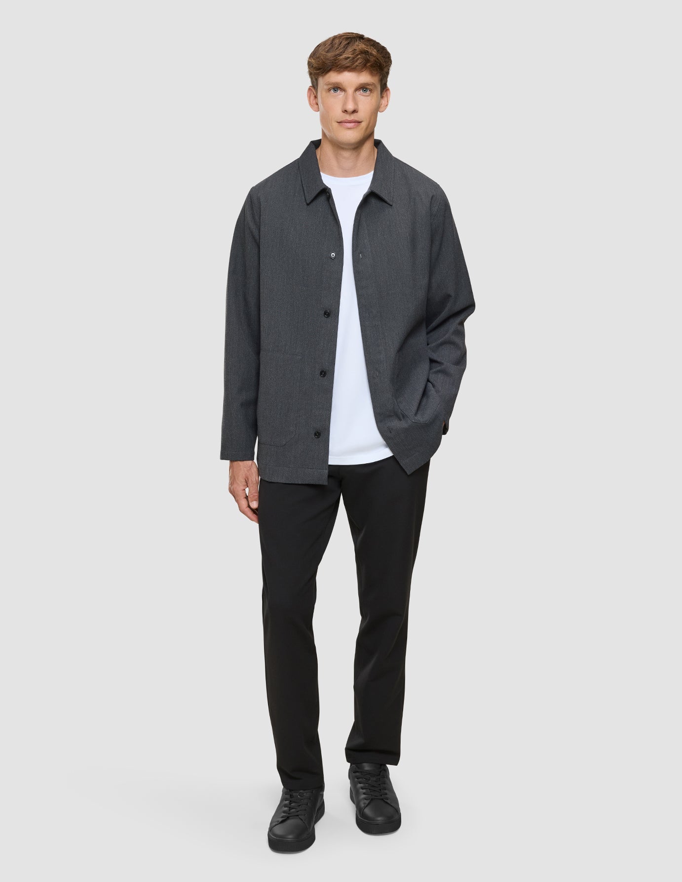 Heritage Overshirt Stone Grey